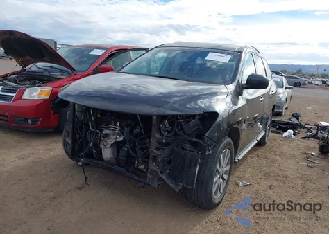 2014 Nissan Pathfinder Platinum/S/Sl/Sv из США, поврежденный, VIN 5N1AR2MM6EC667868